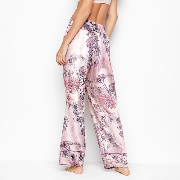 NWT Victoria’s Secret floral satin sleep pj pants - Picture 3 of 4